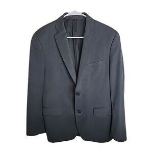 Michael Kors Mens Suit‎ Jacket  100% Wool Blazer Macy's Mens Store BLACK
